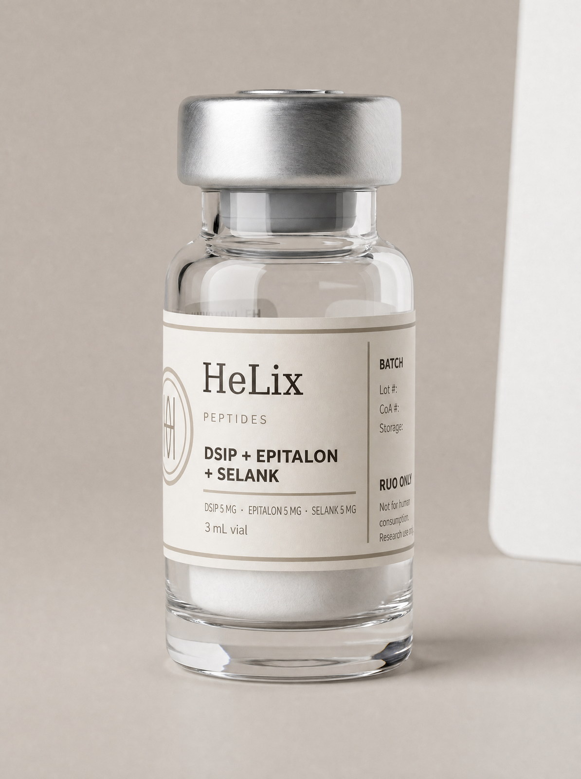 Semax + Selank + Pinealon + PE-22-28 — HLX-B09 — 10 + 10 + 10 + 10 mg