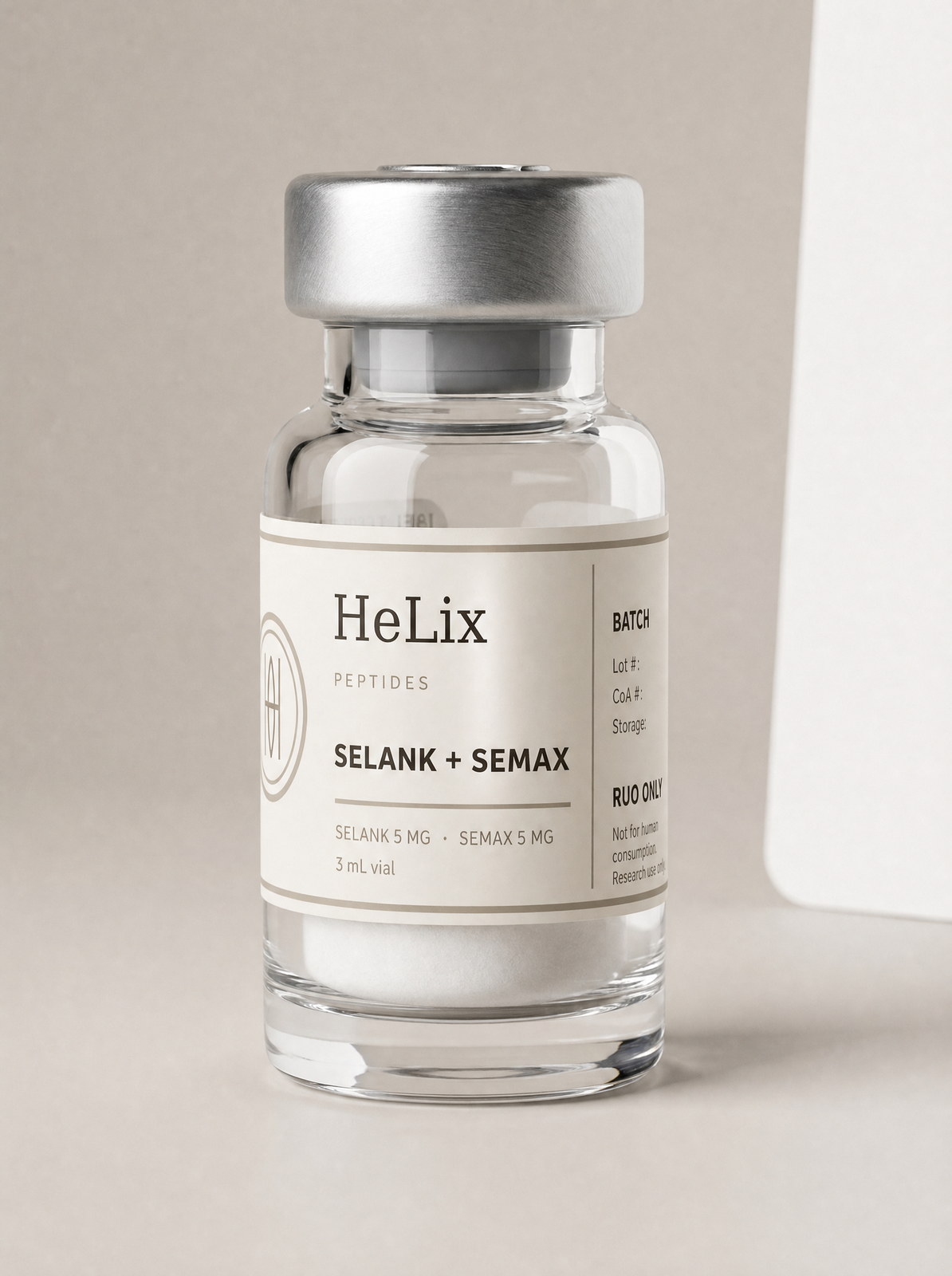 Selank + Semax — HLX-B04 — 10 mg + 10 mg